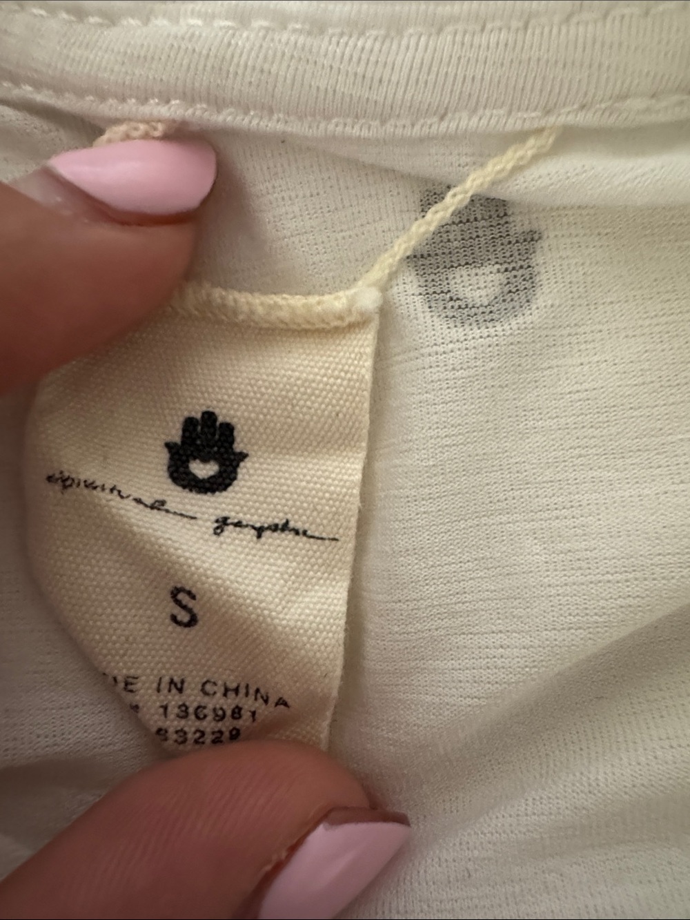 Spiritual Gangster White Muscle Tank with Pink "GRATEFUL" Graphic - Picture 2 of 2